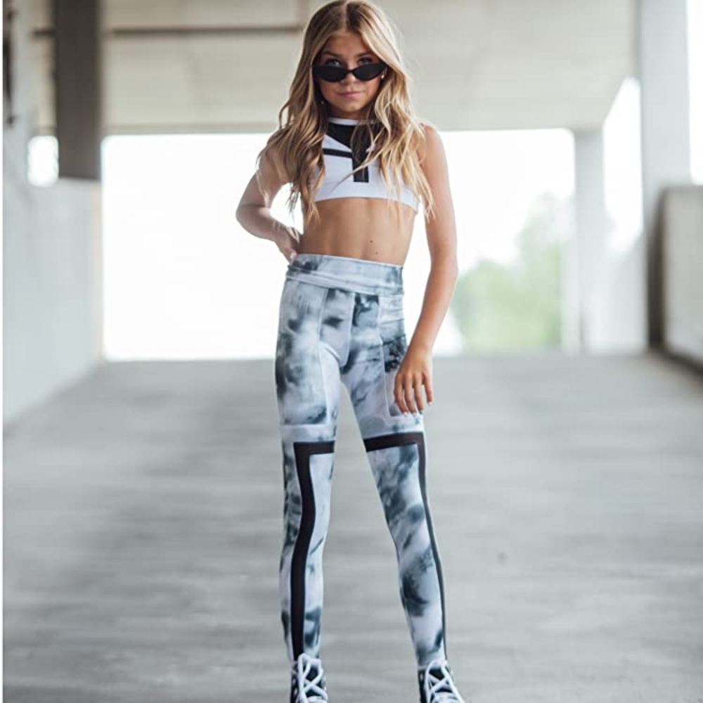 Jo+Jax Smokey Black Leggings Size YM